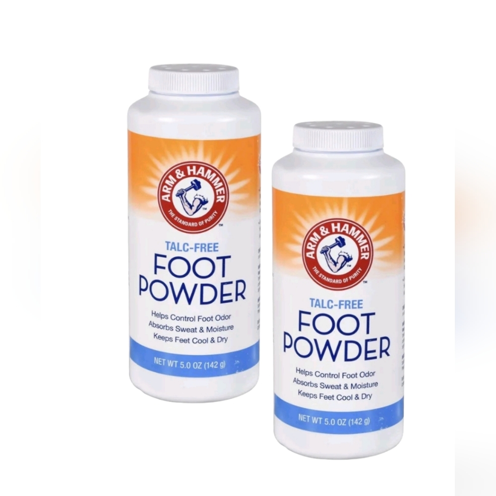 Arm & Hammer Talc-Free Foot Powder 5.0 OZ    (Pack of 2)